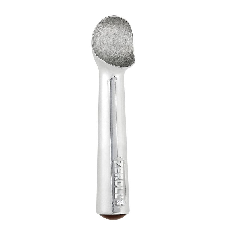 Zeroll Original Ice Cream Scoop with Unique Liquid Filled Heat Conductive Handle Simple One Piece Aluminum Design Easy Release Made in USA, Ounce, Silver - Image 4
